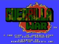 Guerilla War, capture décran